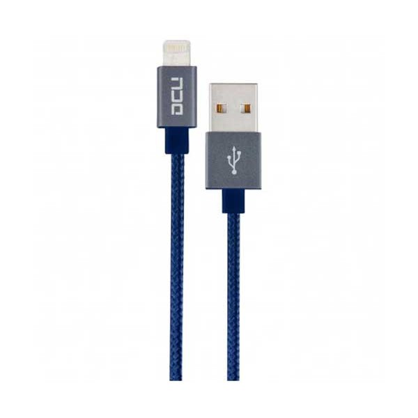 Dcu cable azul lightning para iphone, ipad e ipod a usb 2 metros
