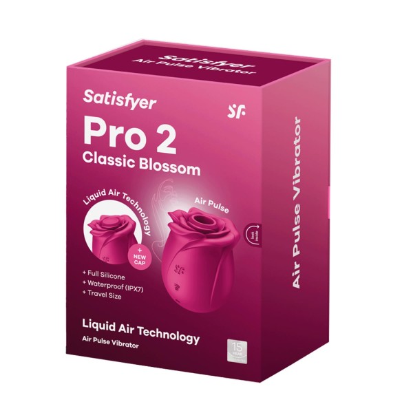 Satisfyer pro2 air pulse vibrador rosa clasica 1un